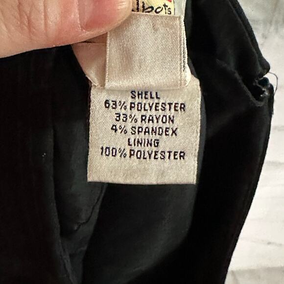 Talbots Black Mini Skirt with Buttons, Size 18, Pre-owned - Picture 4 of 5